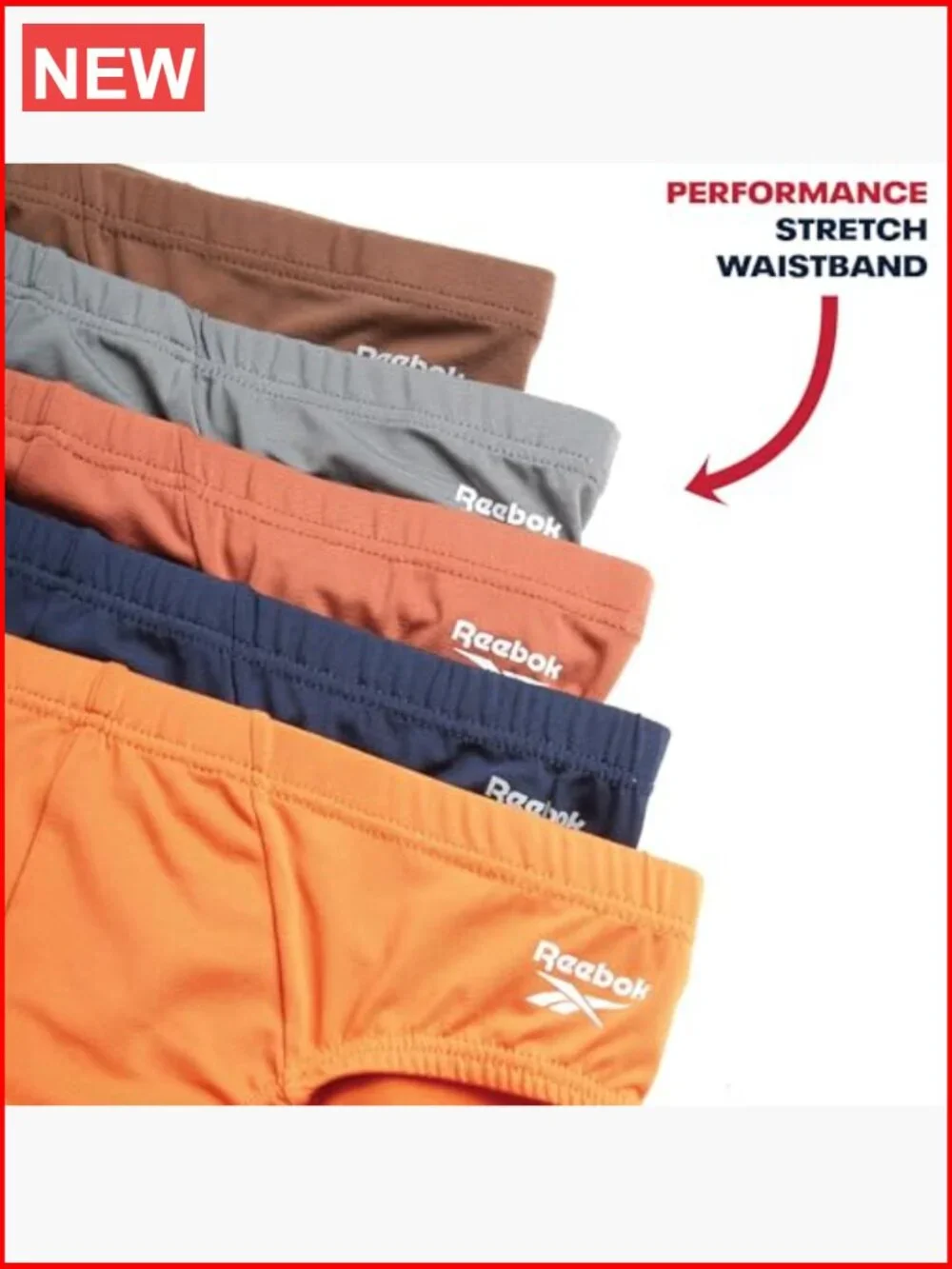 Performance Low Rise Briefs 5-Pack Men's Underwear with Contour Pouch